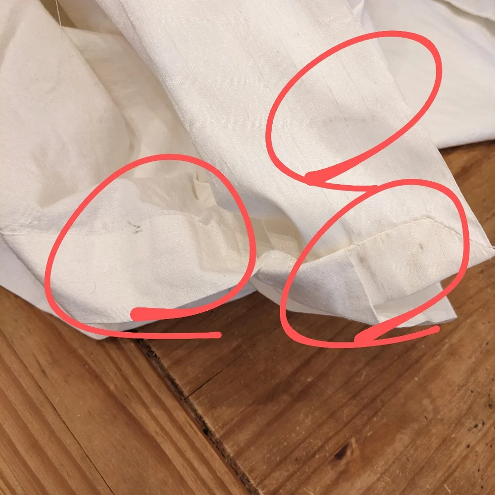 Z Galleries Ivory Rod Pocket Back Set of 2 Panels, 54